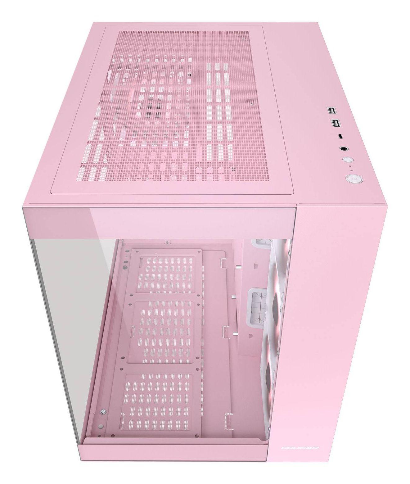 Caixa PC COUGAR FV150 (ATX, Micro ATX, Mini-ITX - Midi Tower - RGB multicolorida - Rosa) — miniatura 4