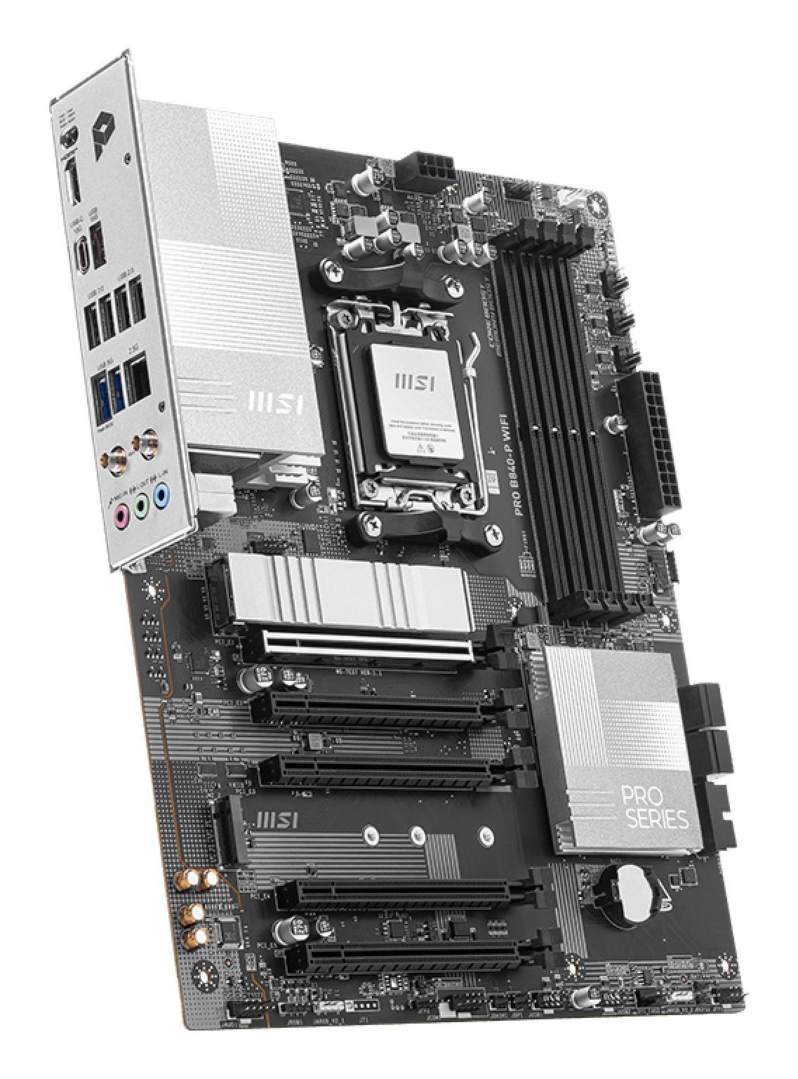 Motherboard MSI PRO B840-P WIFI (AM5 - ATX - Duplo canal - Preto), miniatura 3