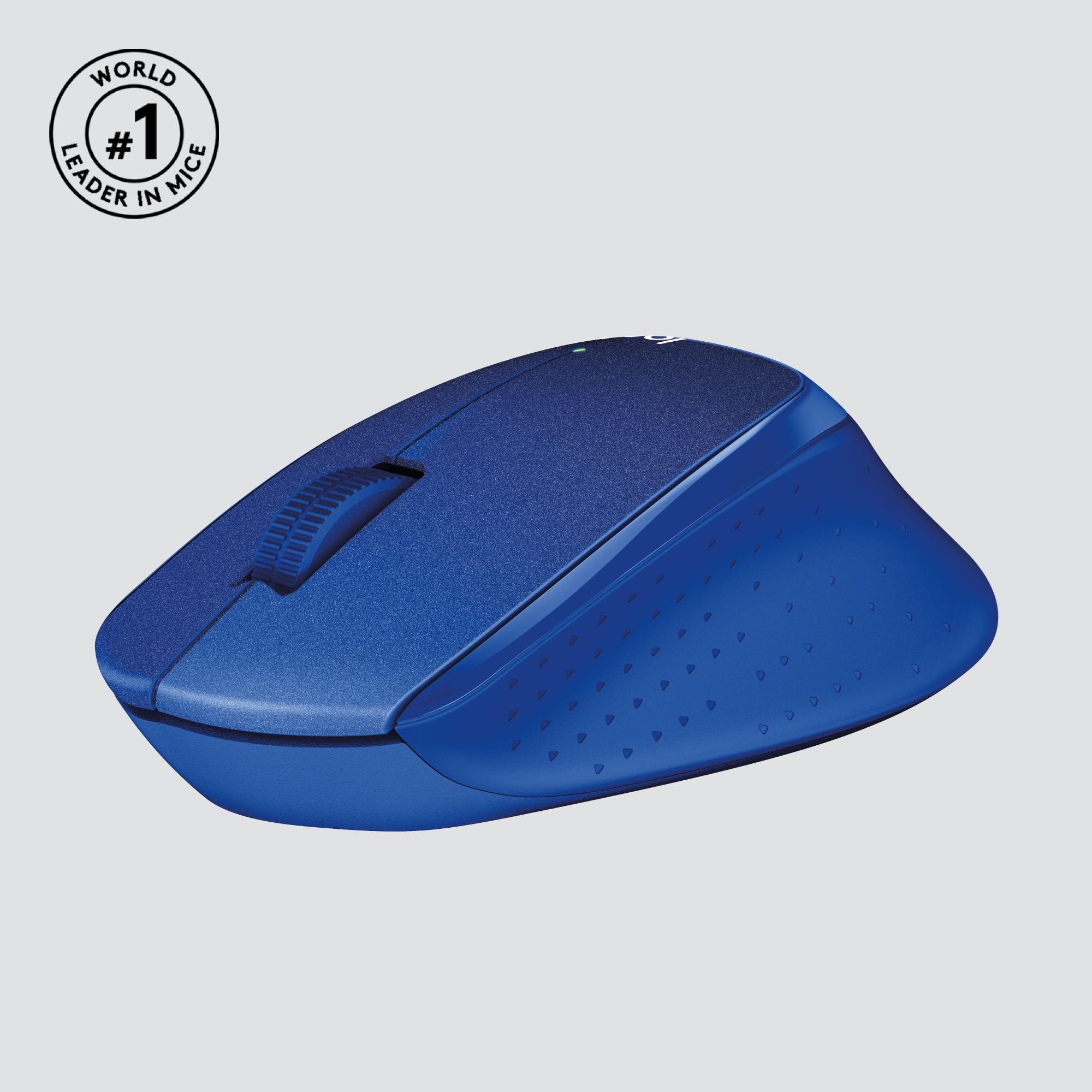 Rato LOGITECH M330 Silent Plus (Mão direita - 1000 DPI - Ótico - Azul) — miniatura 5
