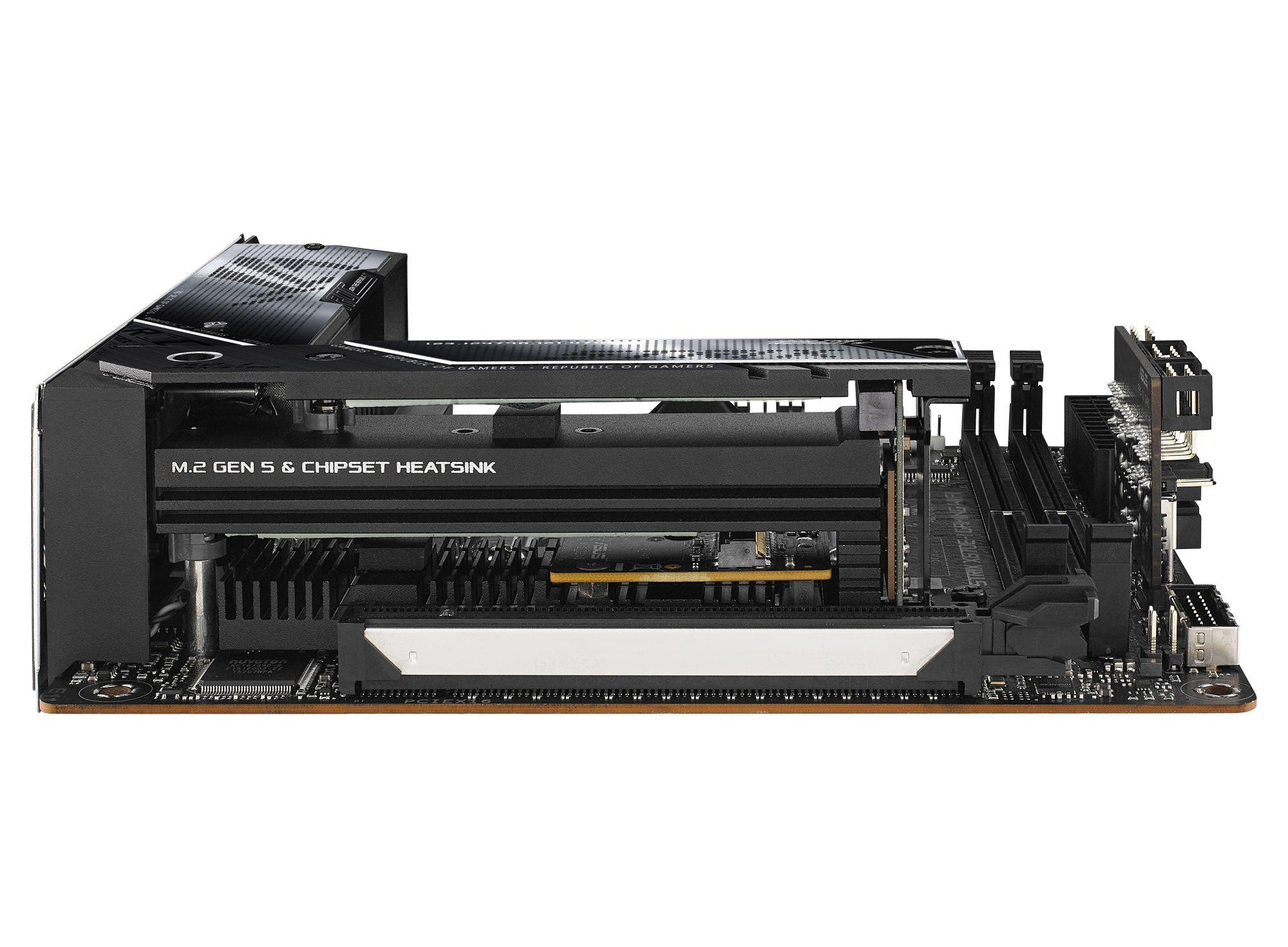 Motherboard ASUS ROG STRIX X670E-I GAMING WIFI (AM5 - mini-ITX - Duplo canal - Preto) — miniatura 13