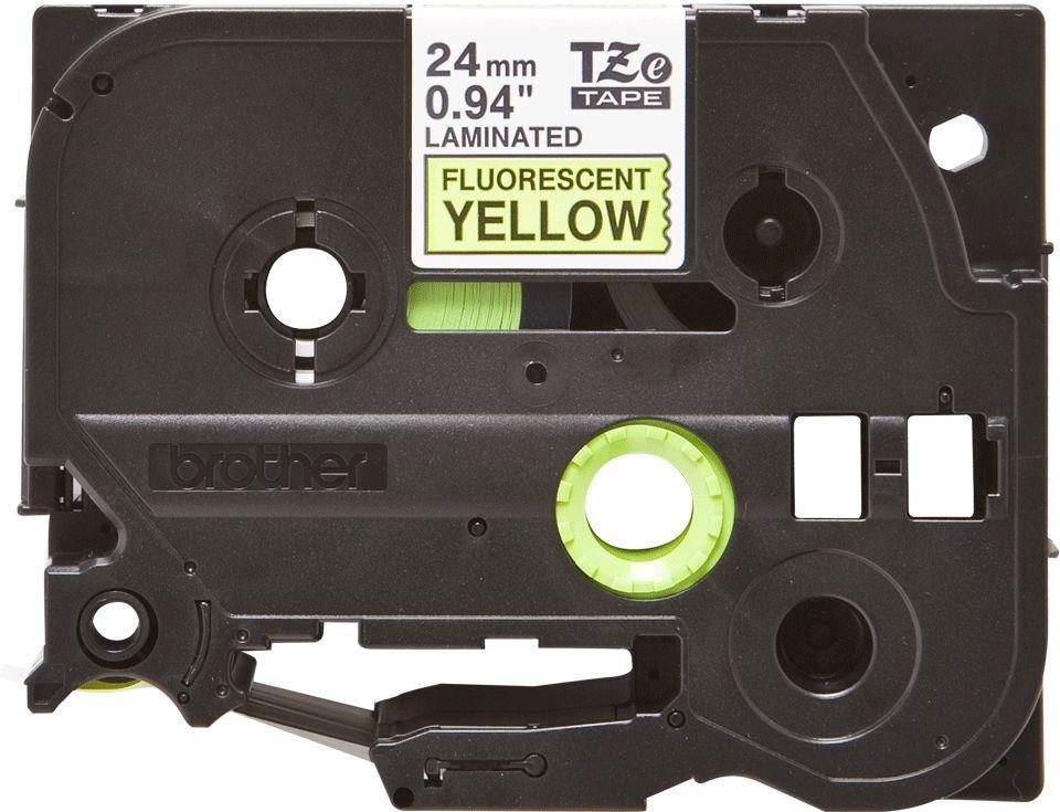 Fita de Impressão BROTHER TZe-C51 (Preto sobre Amarelo Fluorescente), miniatura 3