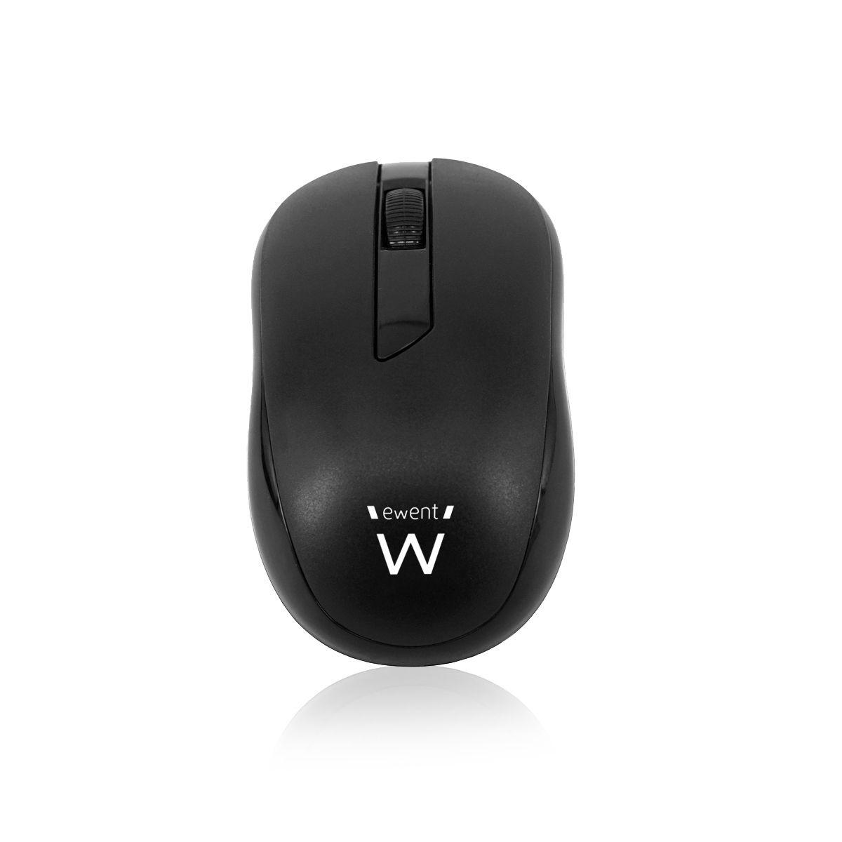 Rato EWENT EW3223 (Ambidestro - 1000 DPI - Ótico - Preto)