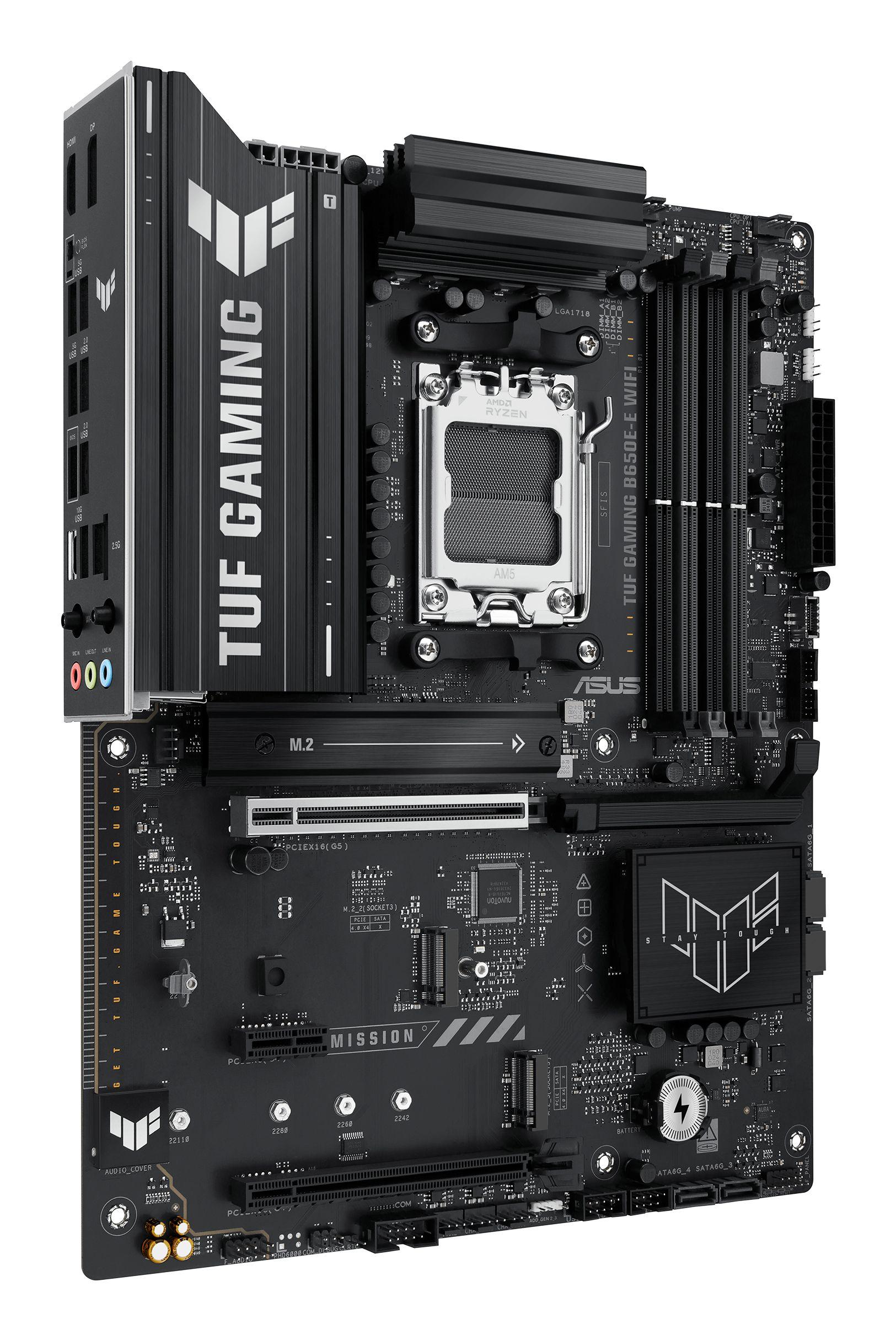 Motherboard ASUS TUF GAMING B650E-E WIFI (AM5 - ATX - Duplo canal - Preto), miniatura 4
