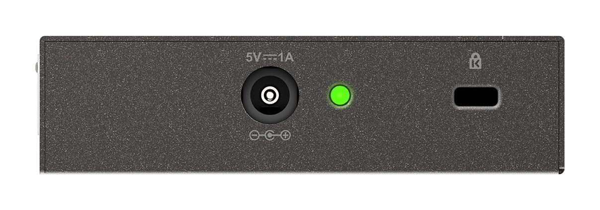 Switch de Rede D-LINK DGS-108 (Gigabit Ethernet - 10/100/1000 Mbps - 0,192 MB - Preto), miniatura 3