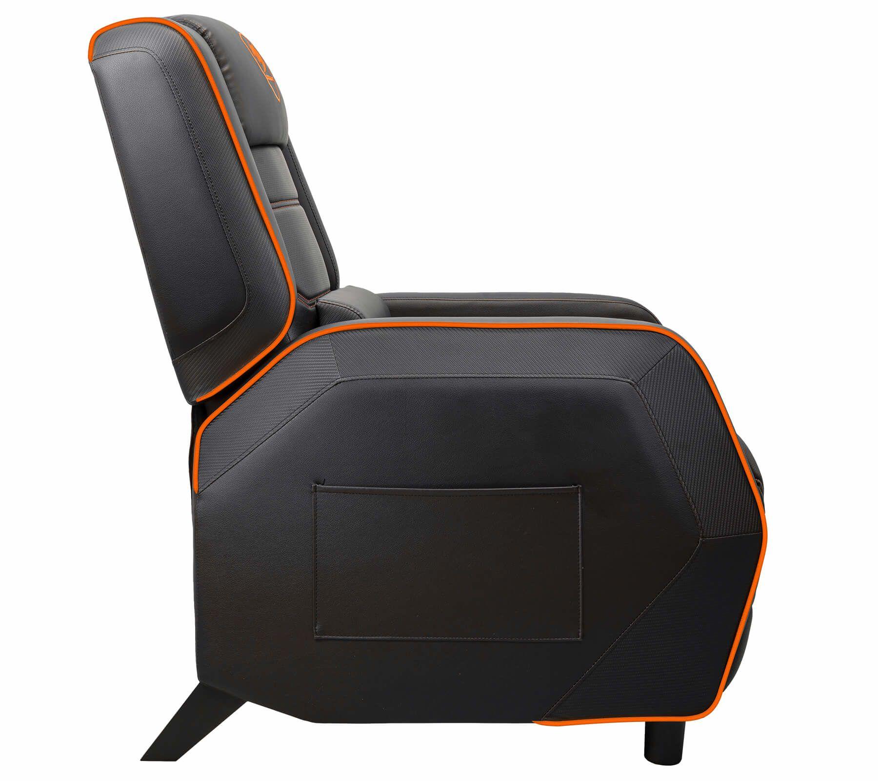 Cadeira Gaming COUGAR Ranger S (160 kg - 103 cm - Policloreto de vinil - Preto/Laranja), miniatura 3