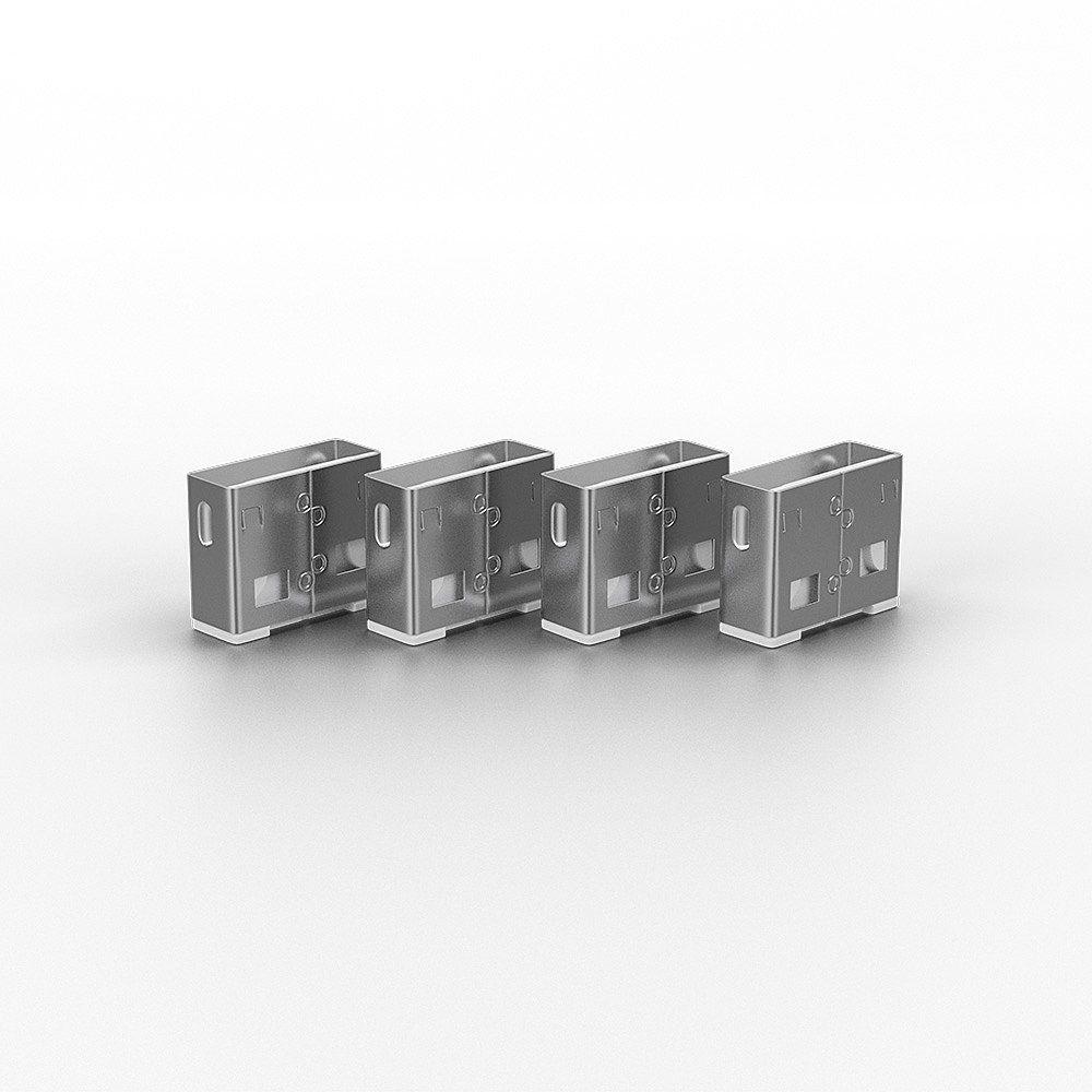 Bloqueador de Porta USB LINDY 40454 (USB-A - 4 Peças - Branco), miniatura 2