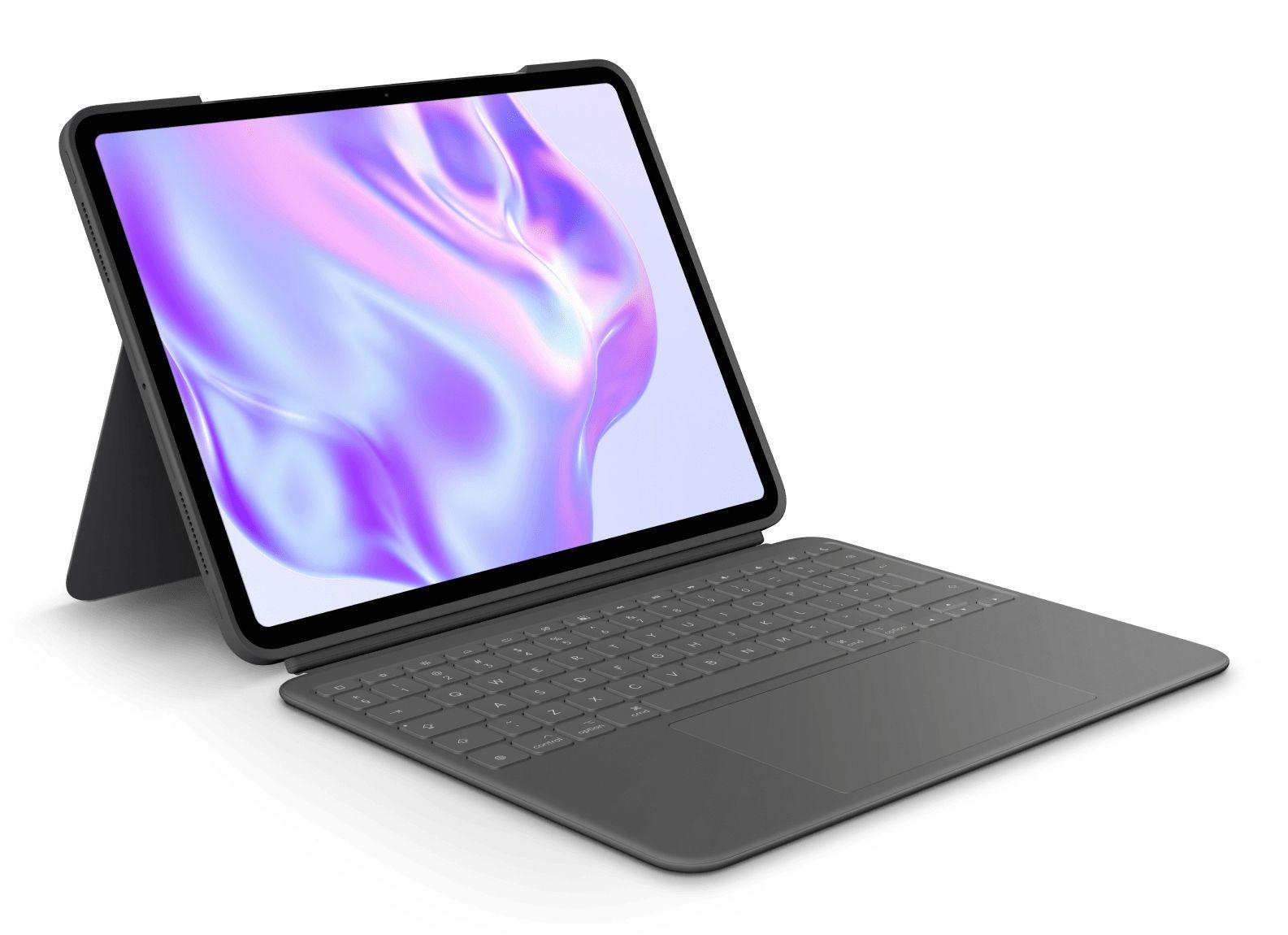 Teclado LOGITECH Combo Touch (Inglês - Mini - Smart Connector - Cinzento Oxford) — miniatura 5