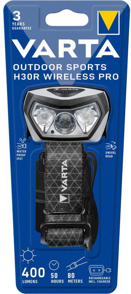 Lanterna de Cabeça VARTA Sports H30R Pro (400 lm - Preto) — miniatura 2