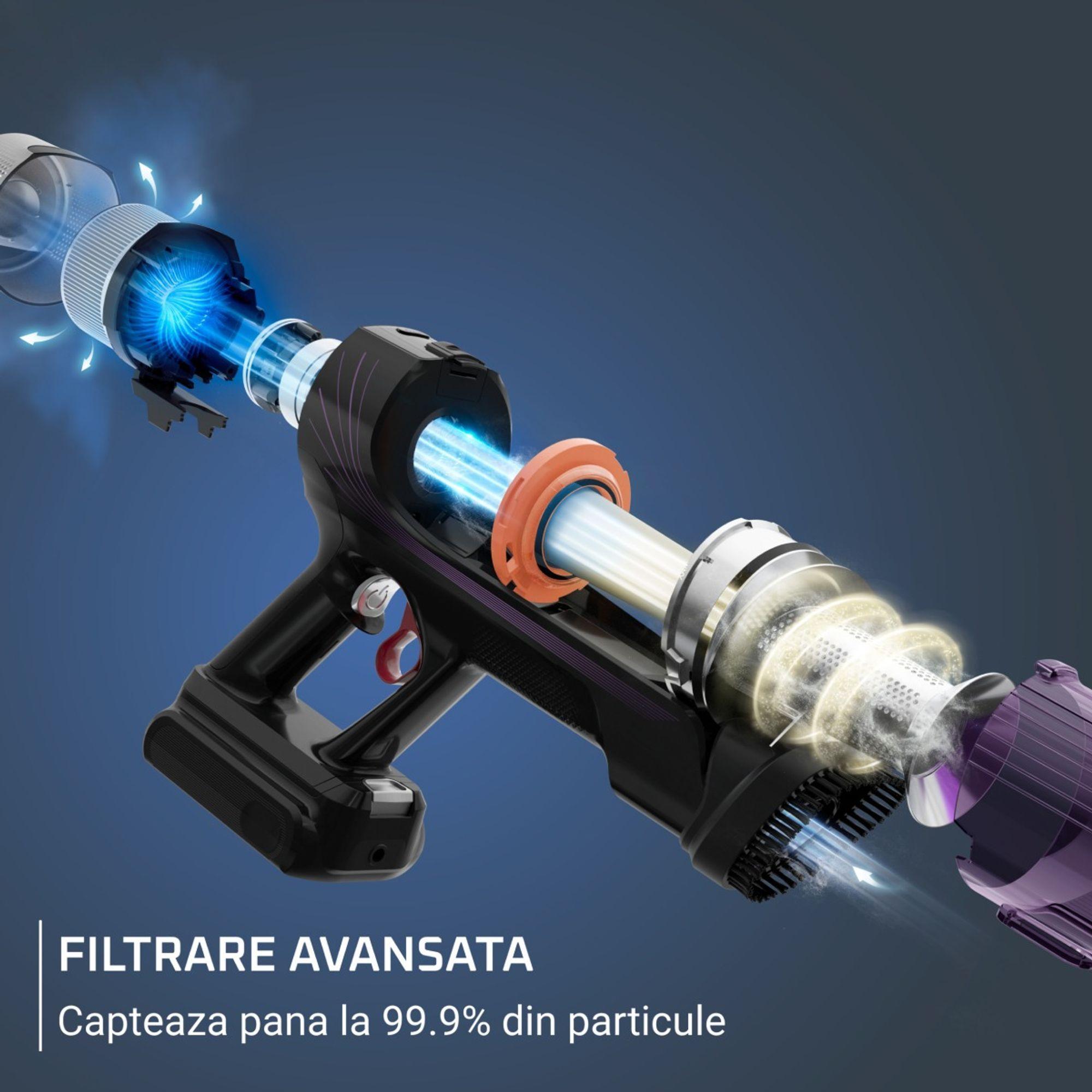 Aspirador Vertical ROWENTA X-Force Flex 9.60 RH2048WO (Preto) — miniatura 7