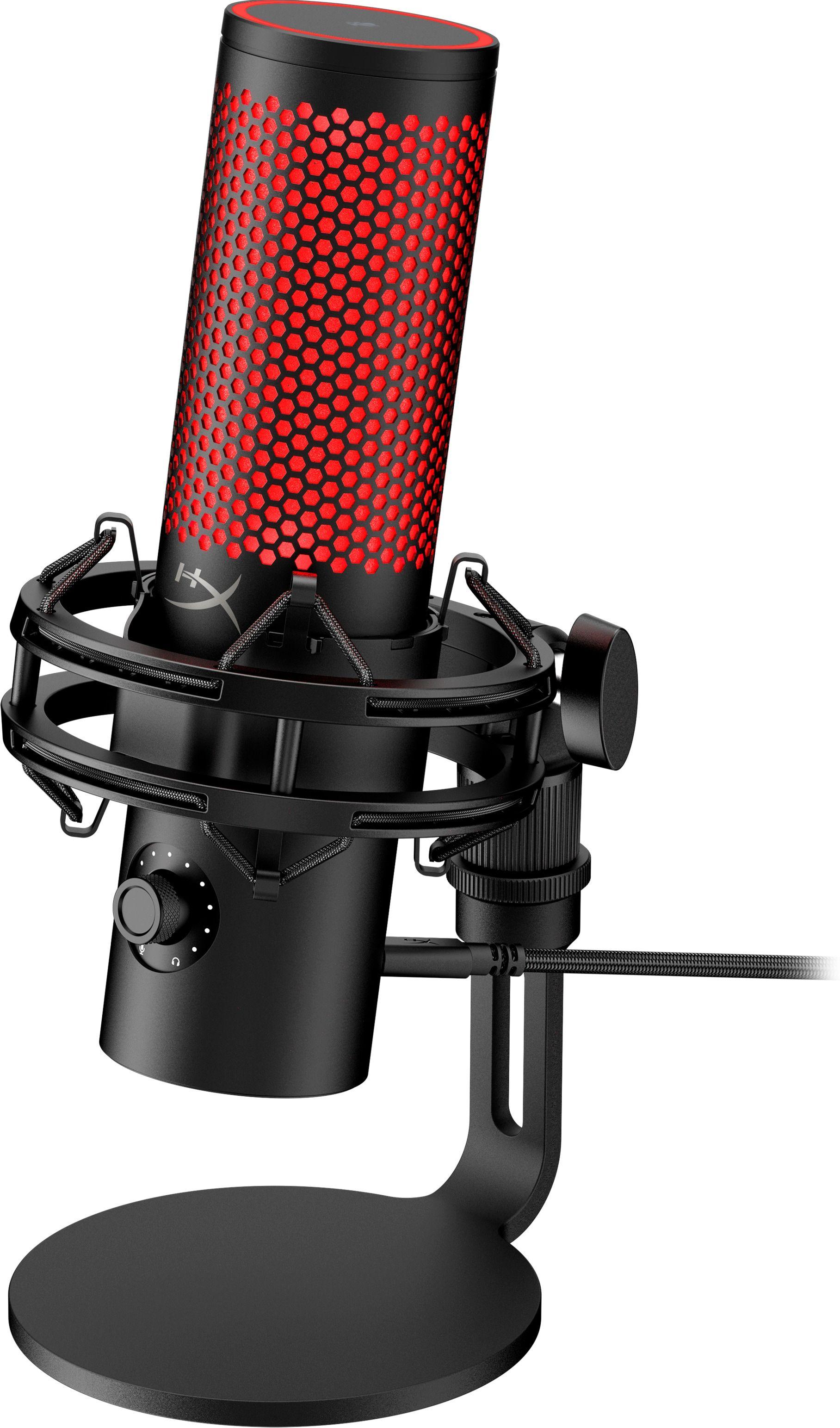 Microfone HYPERX QuadCast 2 (Microfone de podcast - Com fios - 3,5 mm - Preto) — miniatura 2