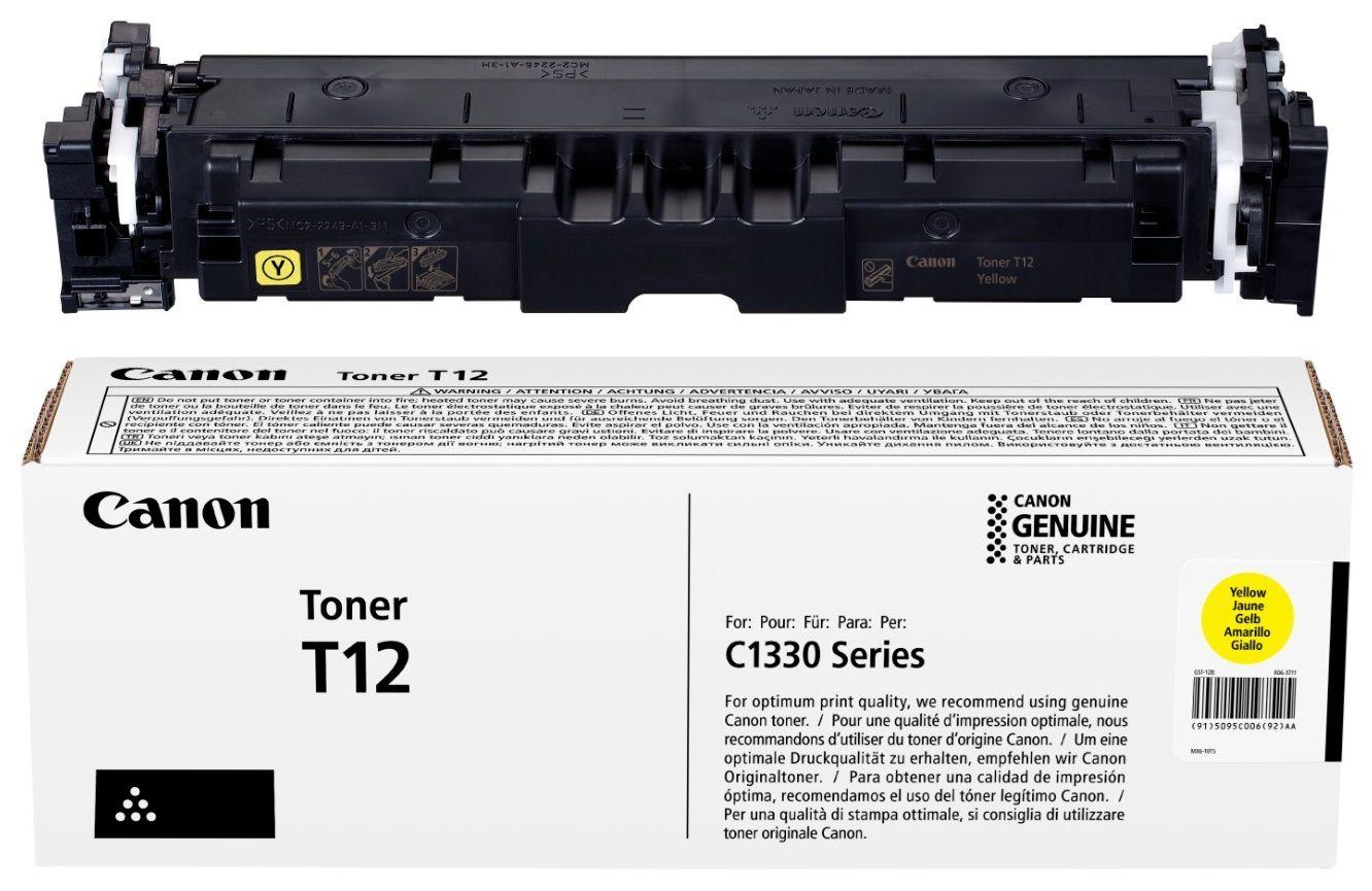 Toner CANON 5095C006/T12 (5300 páginas - Amarelo), miniatura 3