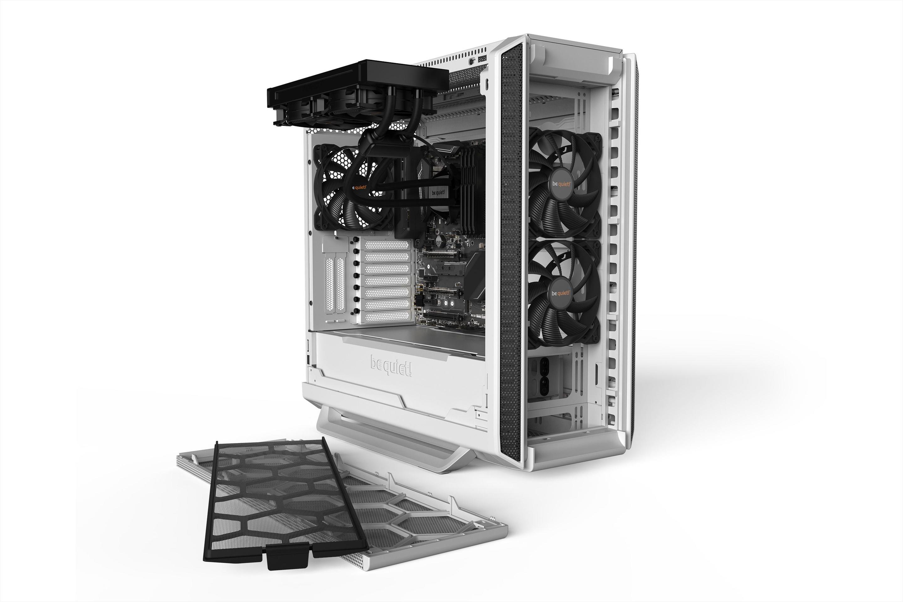 Caixa PC BE QUIET! Silent Base 802 Window (ATX, EATX, micro ATX, Mini-ITX - ATX, PS2 - Midi Tower - Branco) — miniatura 9