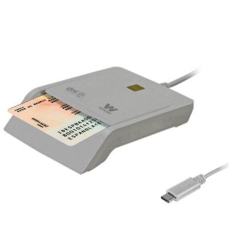 Leitor de Cartões e DNI Eletrónico WOXTER PE26-198 (USB 2.0 - USB Tipo-C - Branco)
