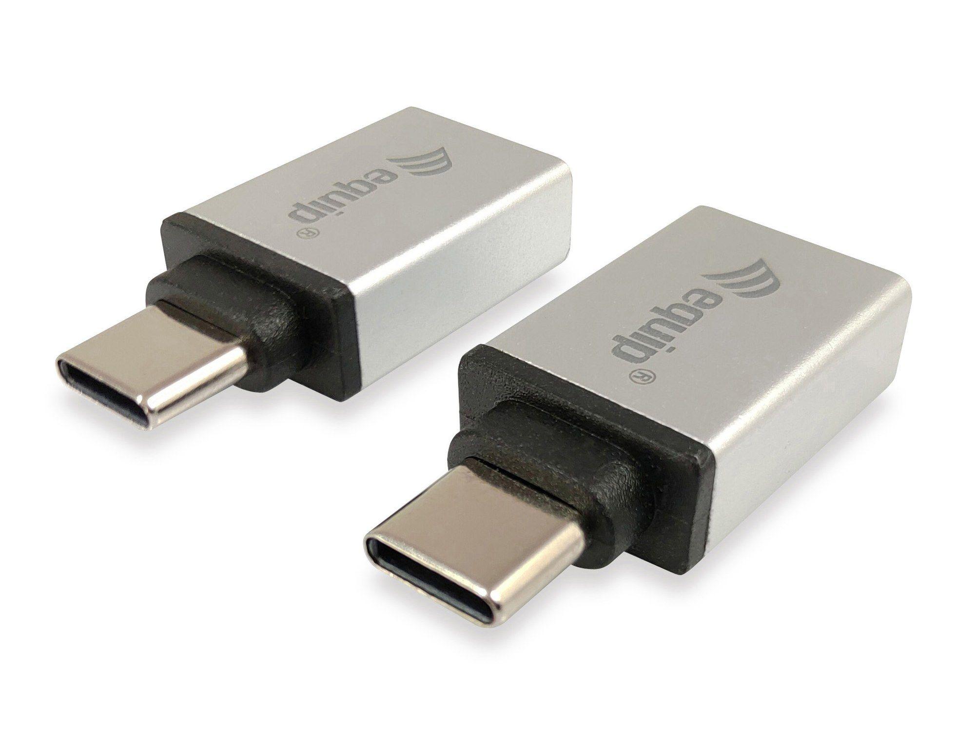 Kit de Adaptadores USB-C para USB-A EQUIP (USB Type A - USB Type C - Prateado), miniatura 2