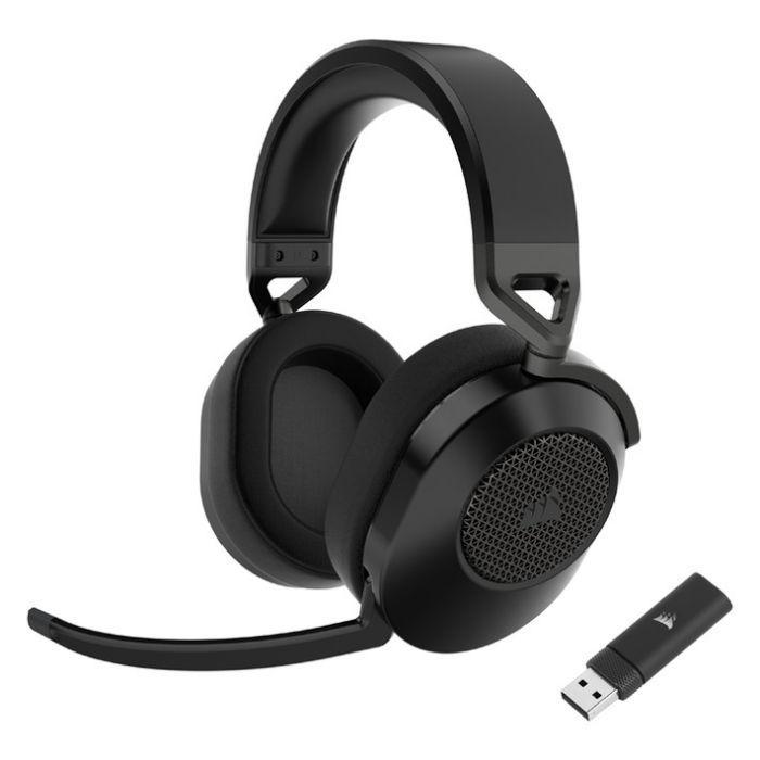 Headset Gaming CORSAIR HS65 Wireless V2 (Binaural - Sem fios - Circum-aural - Preto) — miniatura 2