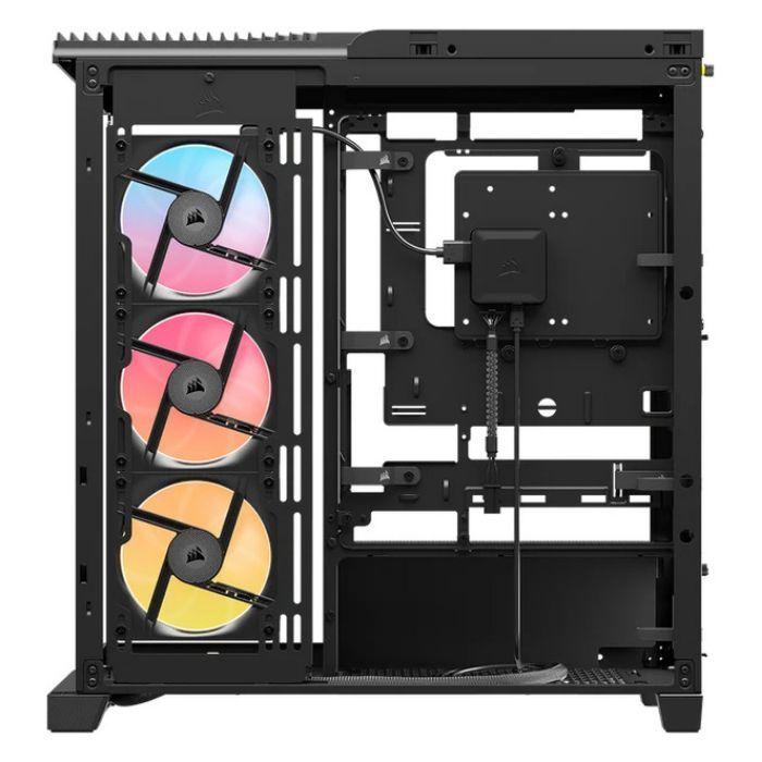 Caixa PC CORSAIR FRAME 4500X LX-R RGB iCUE LINK (Midi Tower - Aço, Plástico, Vidro temperado - 18,5 cm - Preto) — miniatura 3
