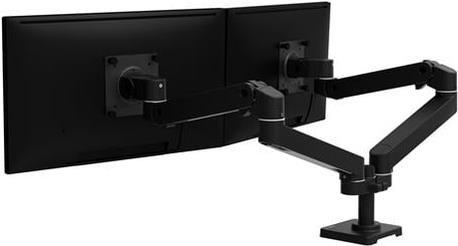 Suporte de Monitor ERGOTRON LX Pro Dual Side-By-Side (100 x 100 mm - 75 x 75 mm - 68,6 cm - Preto)