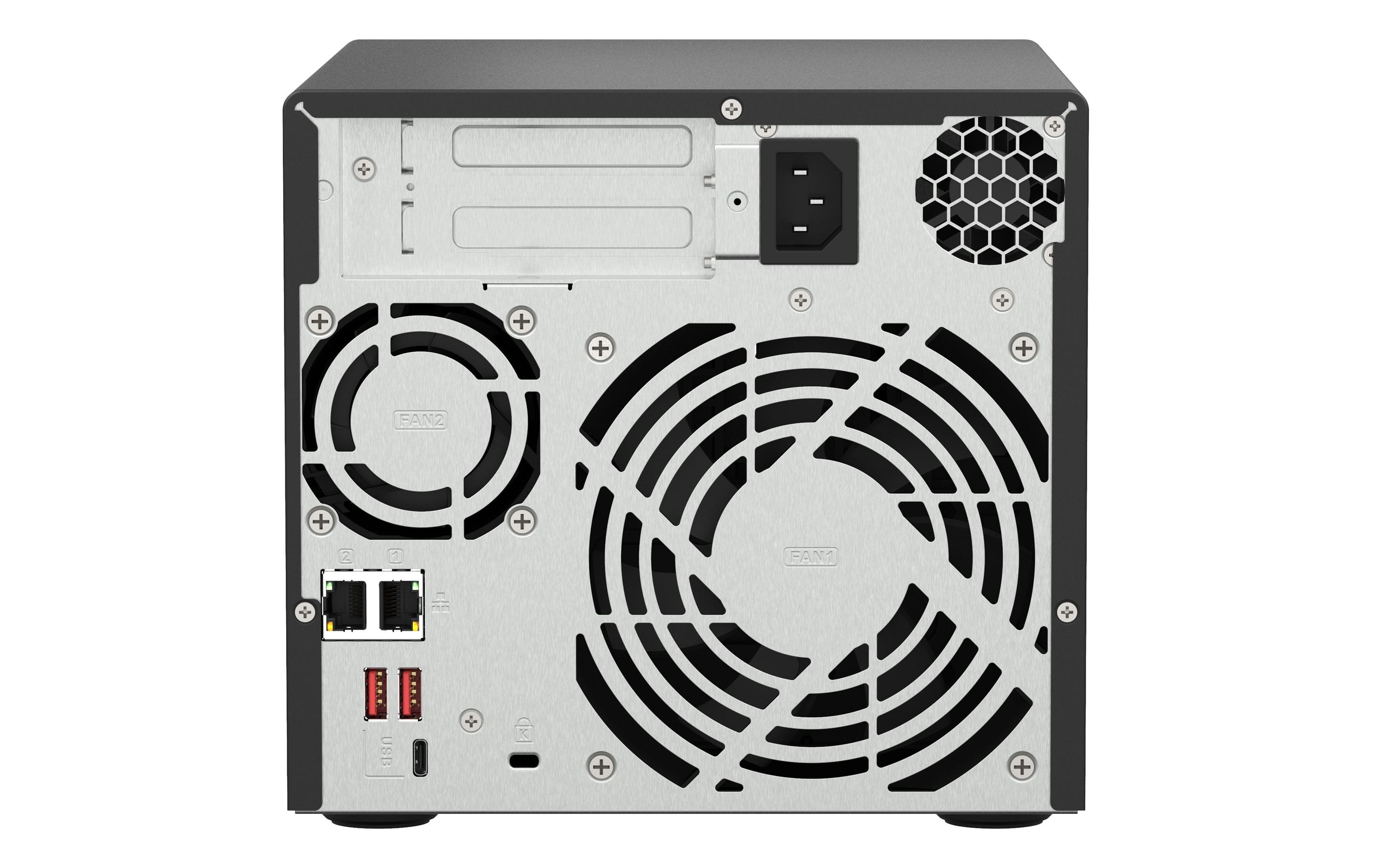 NAS QNAP TS-473A-8G (Serial ATA III - 8 GB - 4 baias - Preto), miniatura 5