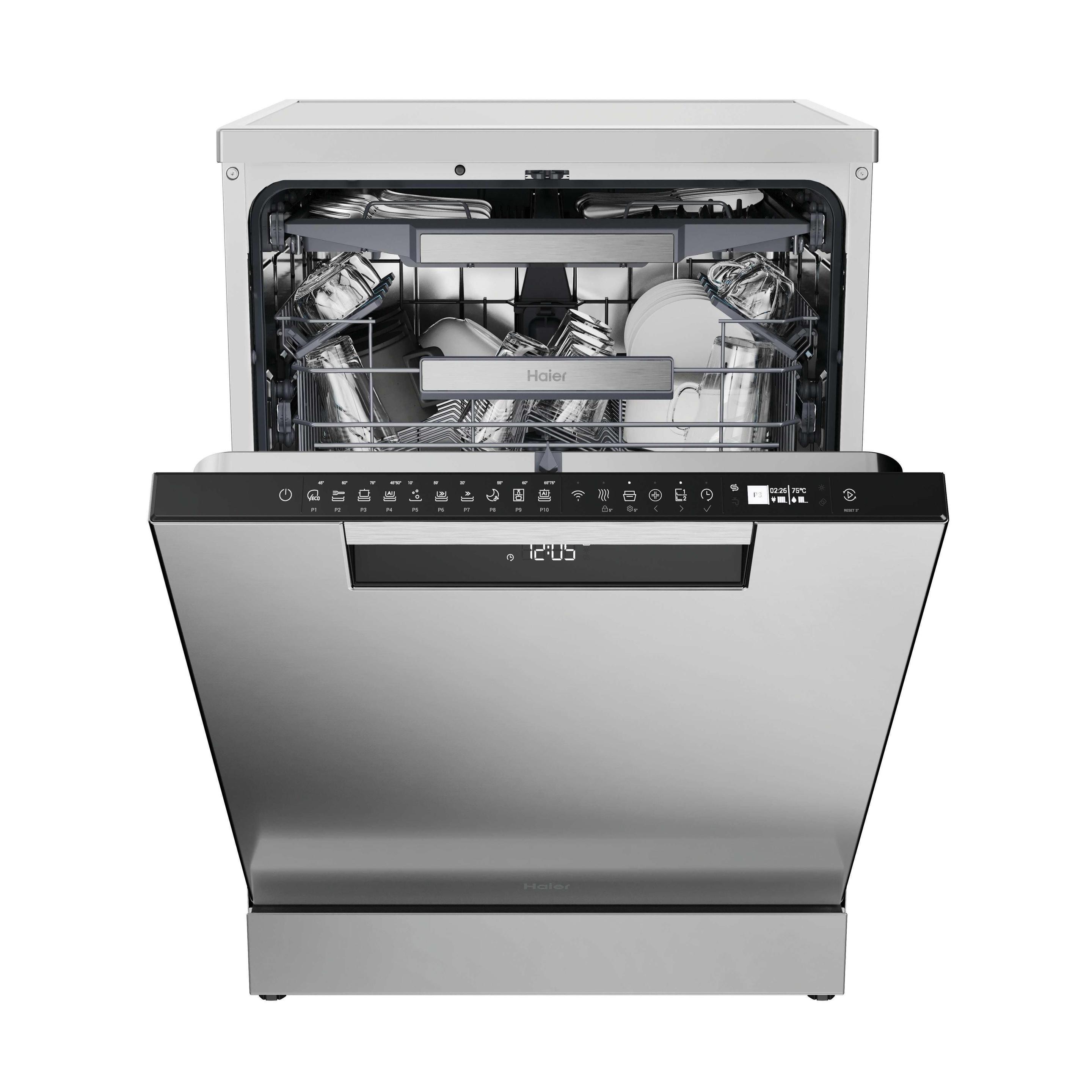Máquina de Lavar Loiça Independente HAIER XF5C4M1X (15 talheres - C - 9,5 l - Inox), miniatura 3
