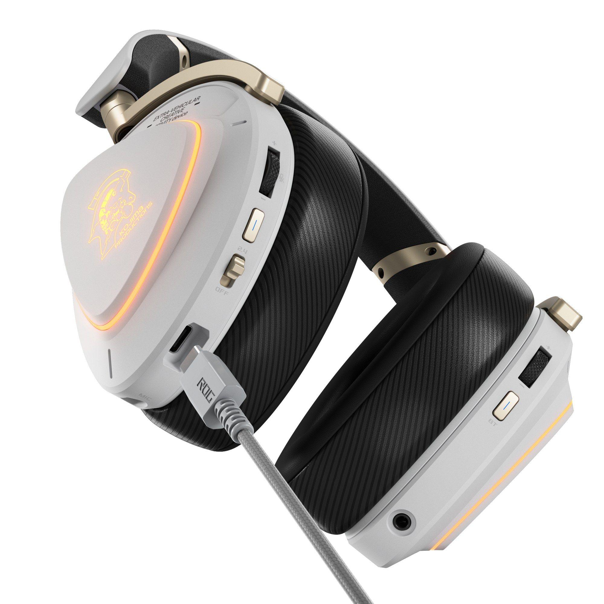 Headset Gaming ASUS ROG Delta II-KJP (Binaural - Com fios e sem fios - Circum-aural - Branco/Preto) — miniatura 6