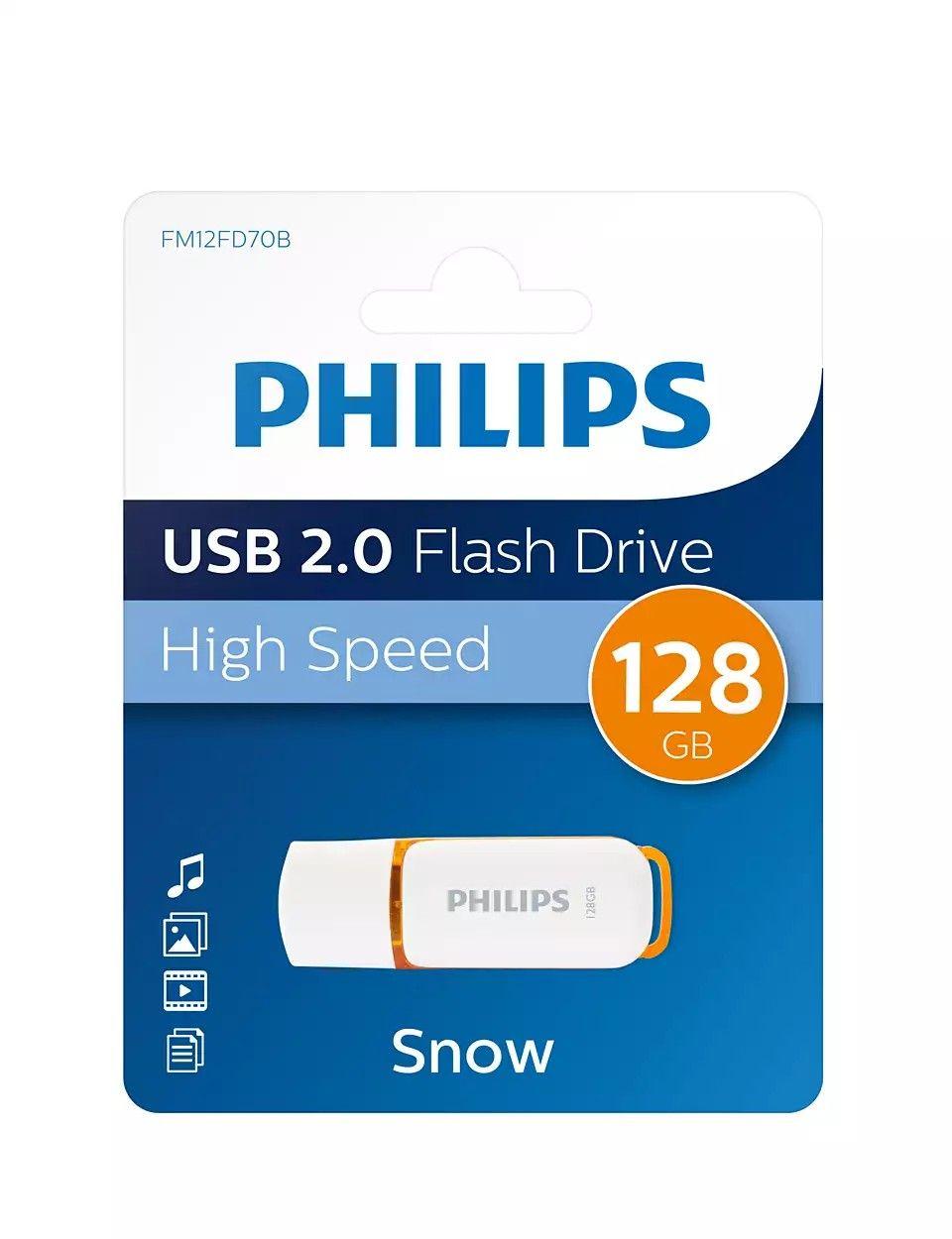 Pen USB PHILIPS FM12FD70B/00 (USB Tipo-A - USB Type-A - Com tampa - Branco), miniatura 5