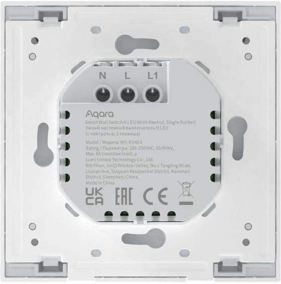 Interruptor de Parede Inteligente AQARA H1 WS-EUK03 (Policarbonato - Branco) — miniatura 5