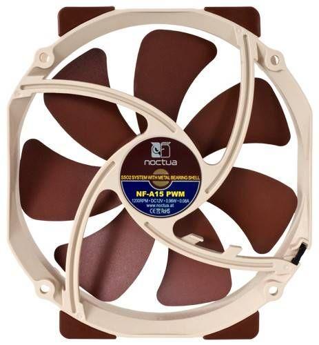Ventoinha para Caixa PC NOCTUA NF-A15 PWM (Não suportado - 0,96 W - Castanho e Bege), miniatura 3