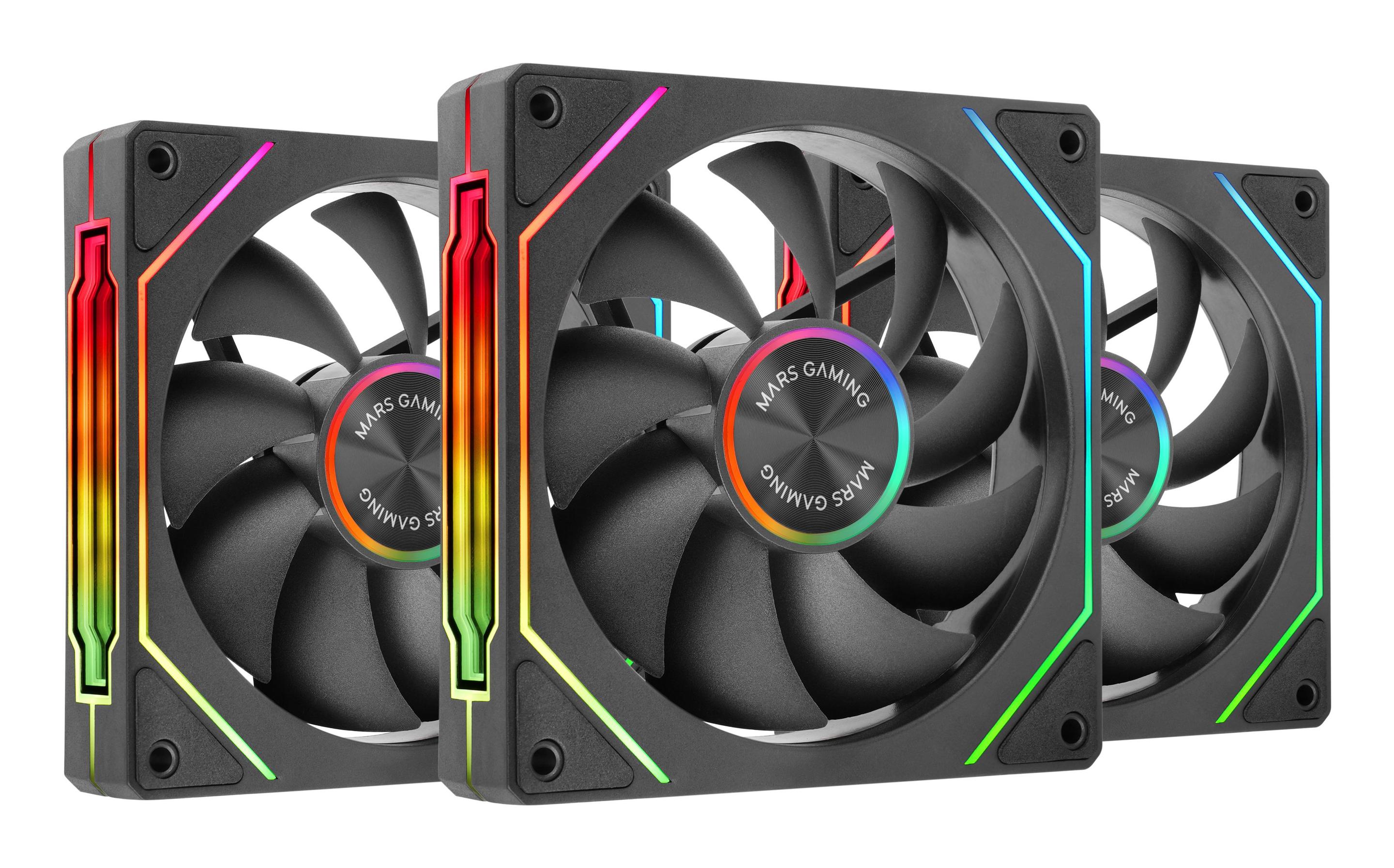 Ventoinhas MARS GAMING MF-LINKFINITYKIT2 (Preto) — miniatura 4