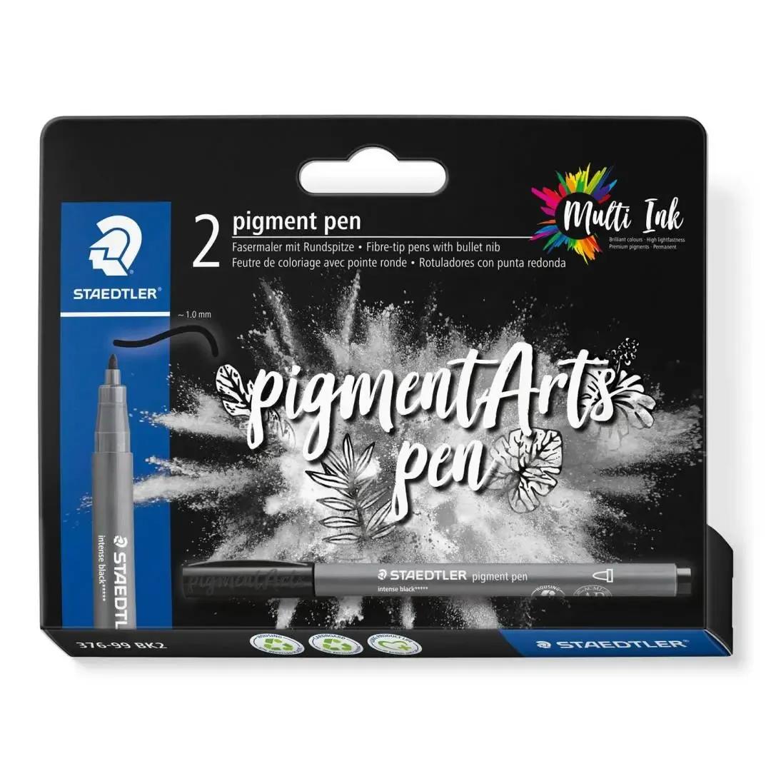 Caneta de Desenho Pigmentada STAEDTLER MultiInk Pigment Arts (Preto), miniatura 2
