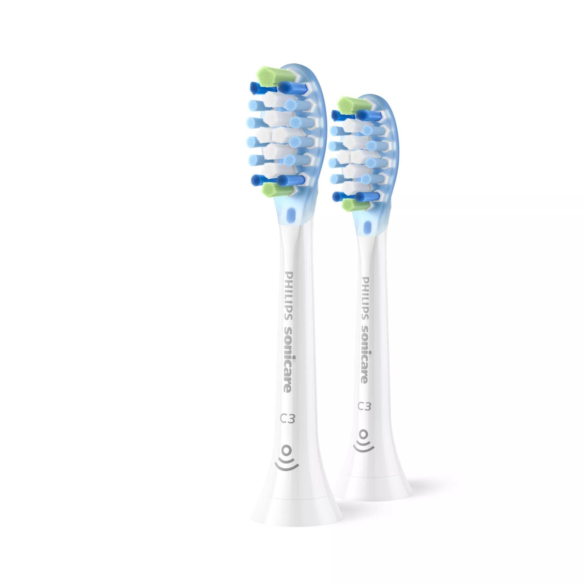 Recargas para Escova de Dentes Elétrica PHILIPS Sonicare C3 Premium Plaque Defense HX9042/87 (Transparente)