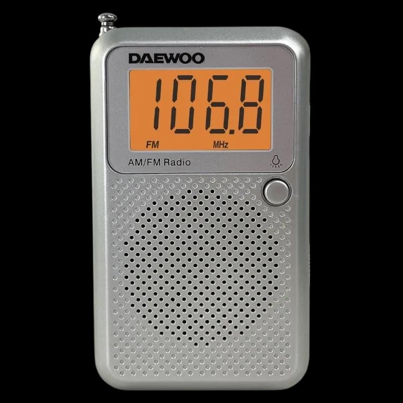 Rádio Portátil DAEWOO DW1115 (3,5 mm - Cinzento), miniatura 4