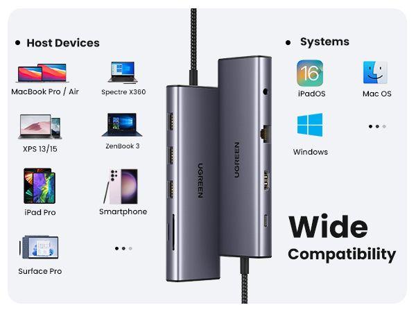 Hub USB-C UGREEN CM498 (Prateado) — miniatura 13