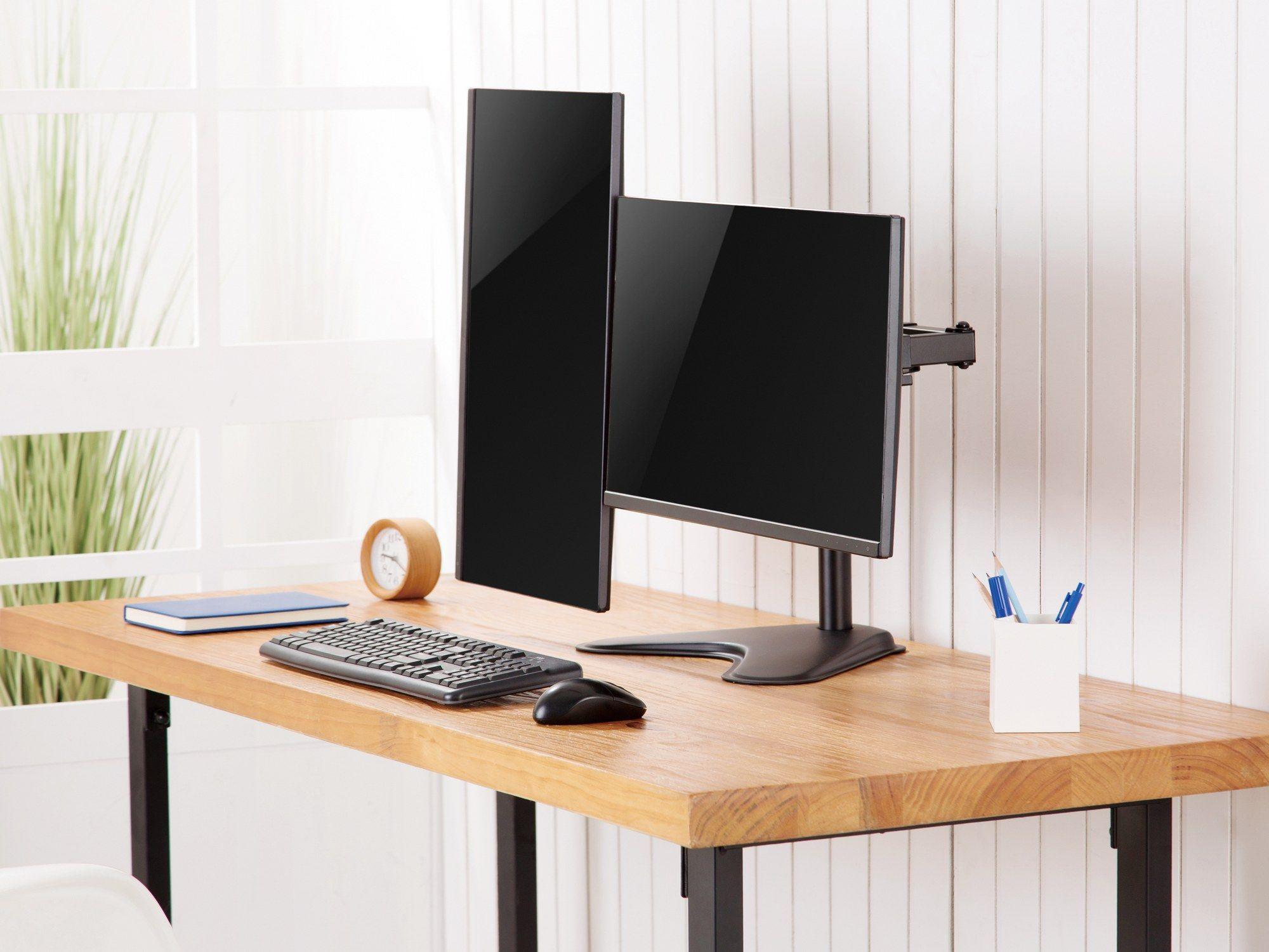 Suporte de Secretária para 2 Monitores EQUIP Pro Economy 650123 (17"-32" - 16 kg - Preto), miniatura 5