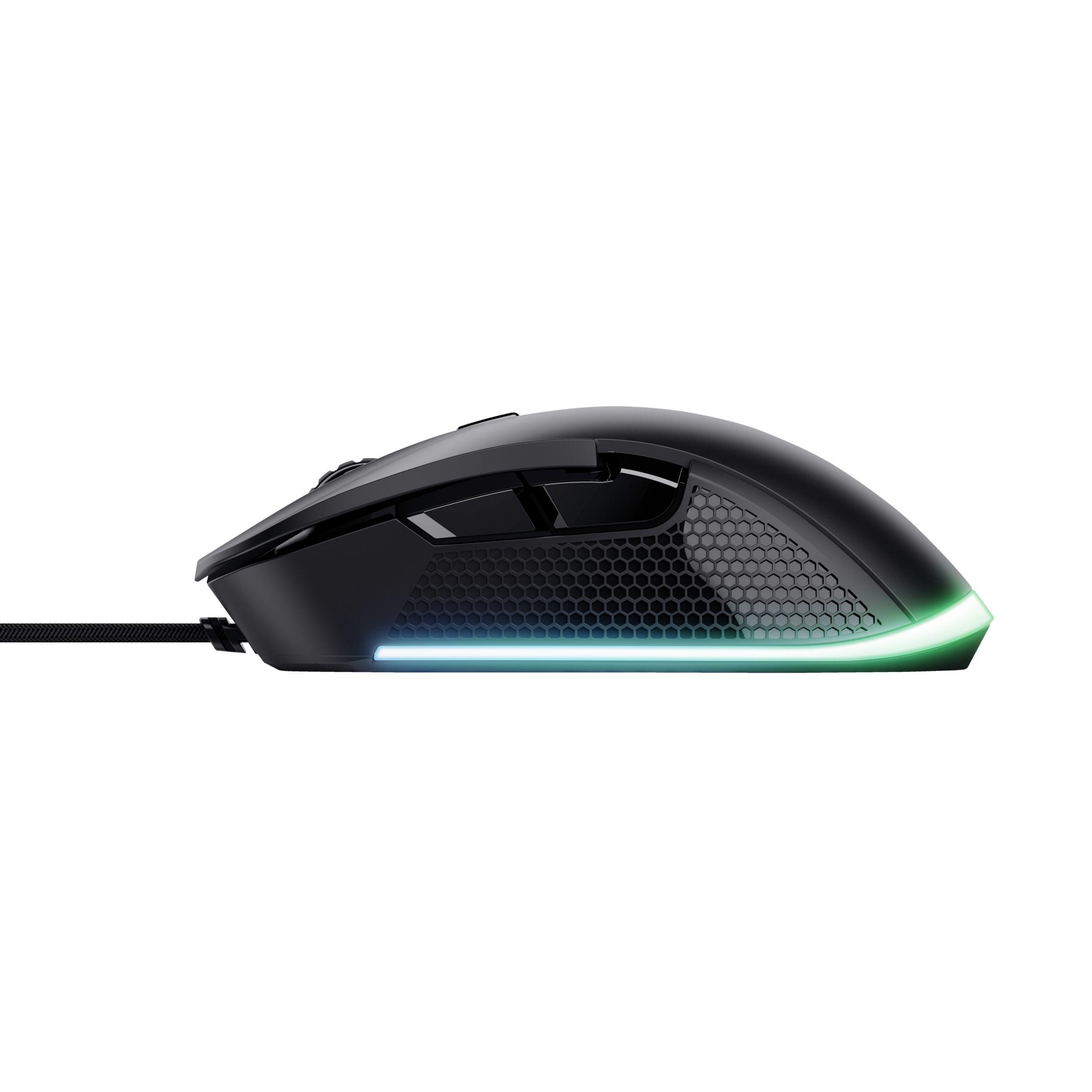Rato TRUST GXT 922 YBAR (Mão direita - 7200 DPI - Ótico - Preto), miniatura 5