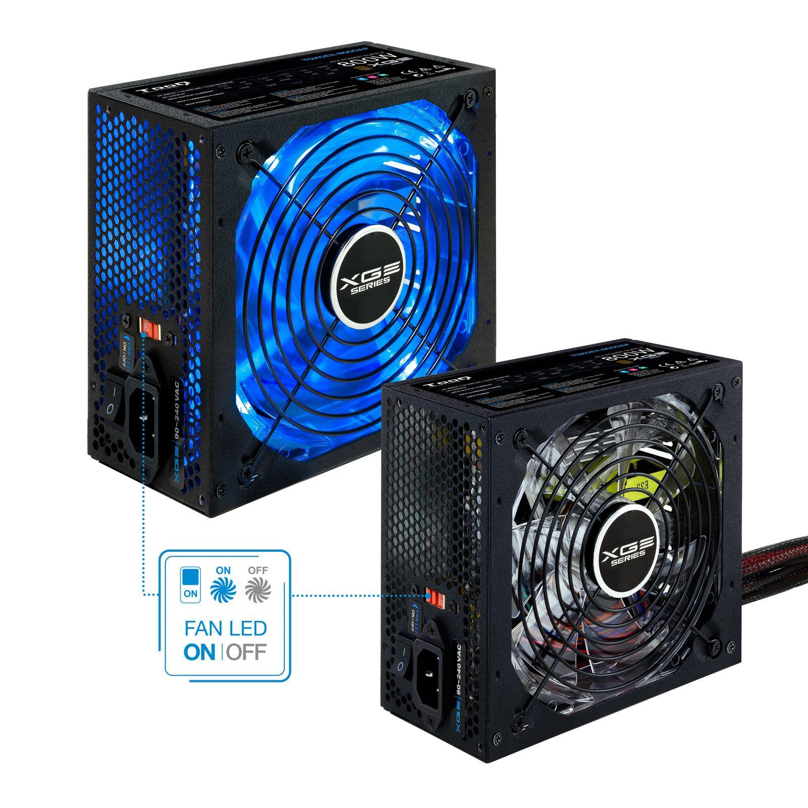 Fonte de Alimentação Gaming TOOQ XGE II TQXGEII-800SAP (ATX - 800 W - 80 PLUS Bronze - Preto), miniatura 5