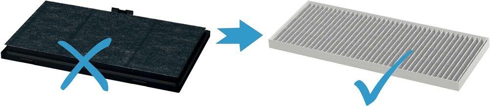 Kit de Recirculação para Exaustor BOSCH DWZ1IT1I4 (Cinzento e Branco) — miniatura 2