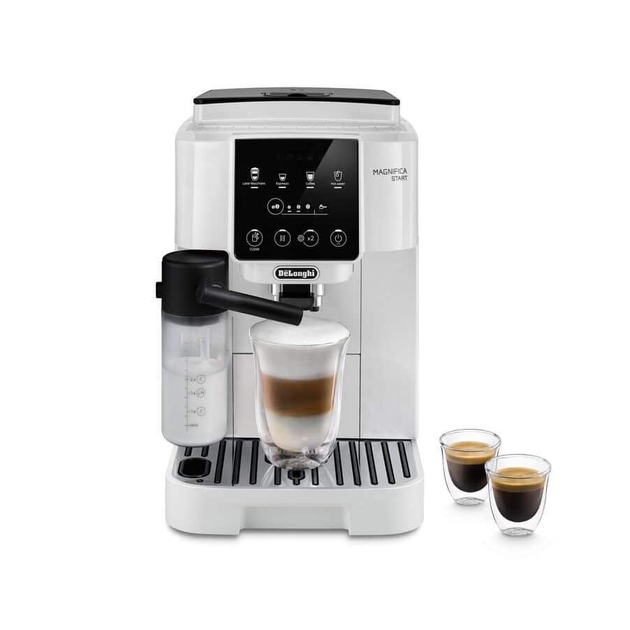 Máquina de Café Superautomática DELONGHI Magnifica Start Milk ECAM220.61.W (Grãos de café, Café moído - 1450 W - 15 bar - Branco)