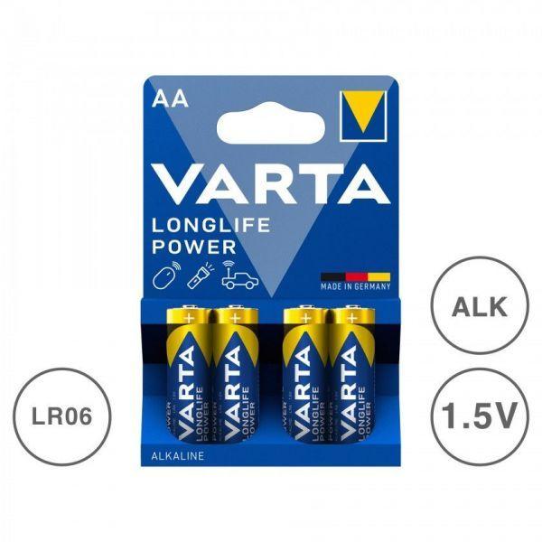 Pilhas Alcalinas VARTA LongLife Power 4906 (Azul e Dourado), miniatura 3