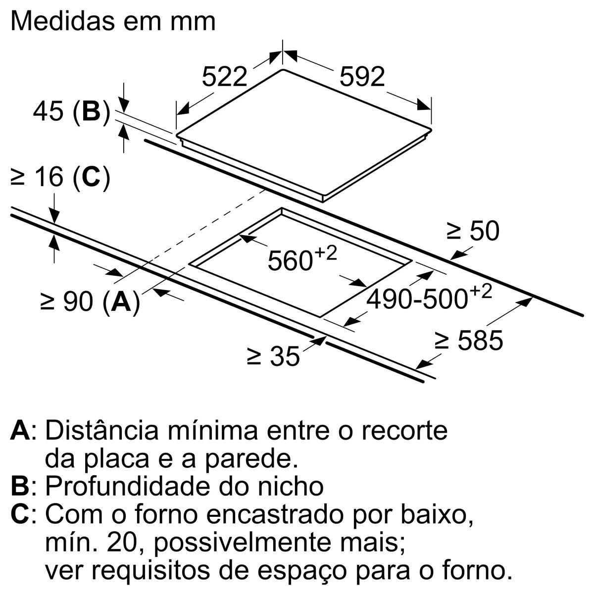 Placa Vitrocerâmica Encastre BALAY 3EB720LR (4 zonas - 6600 W - Vidro-cerâmica - Preto), miniatura 6
