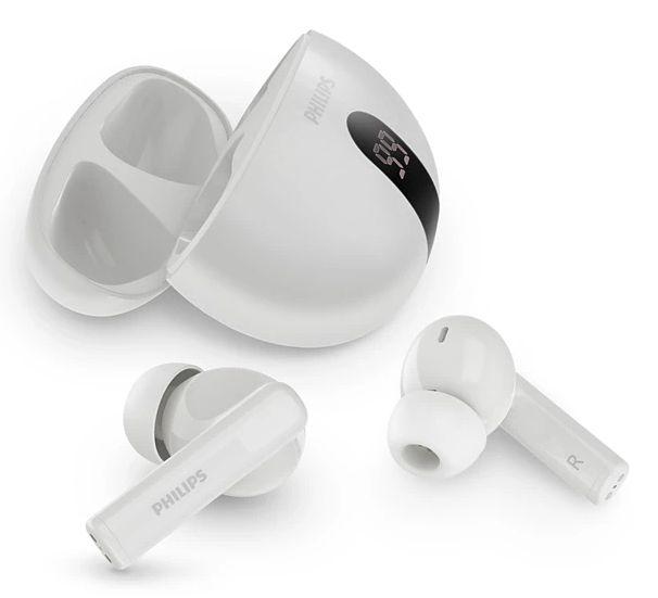Auscultadores PHILIPS TAT2520WT/00 (Binaural - Sem fios - Intra-aural - Branco)
