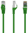 Cabo de Rede RJ45 GEMBIRD PP6-0.5M/G (0.5m - Cat.6 - RJ-45 - Verde)