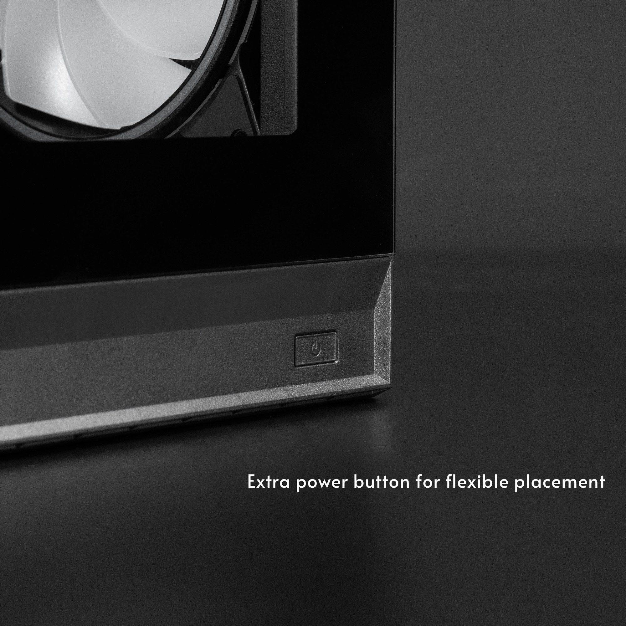 Caixa de Computador CHIEFTEC VISTA Max GX-30B-OP (ATX, Mini-ITX, Micro ATX - Midi Tower - 17,8 cm - Preto) — miniatura 10