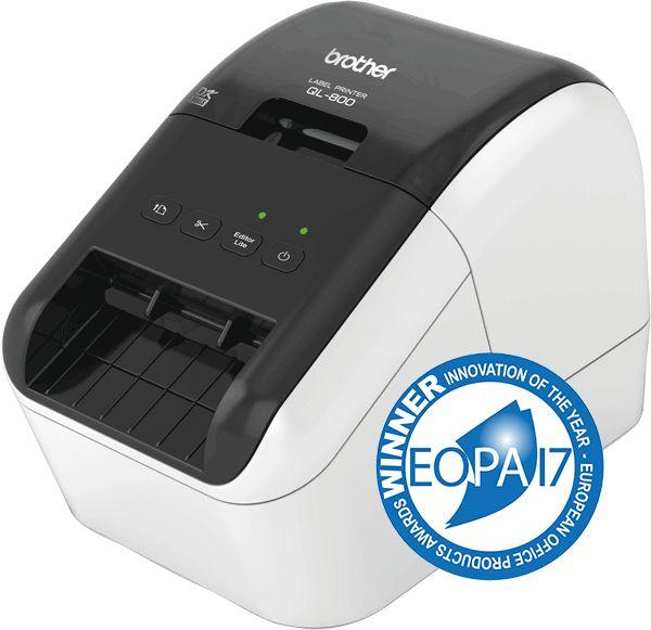 Impressora de Etiquetas BROTHER QL-800 (Com fios - USB 2.0 - Preto e Cinzento), miniatura 4