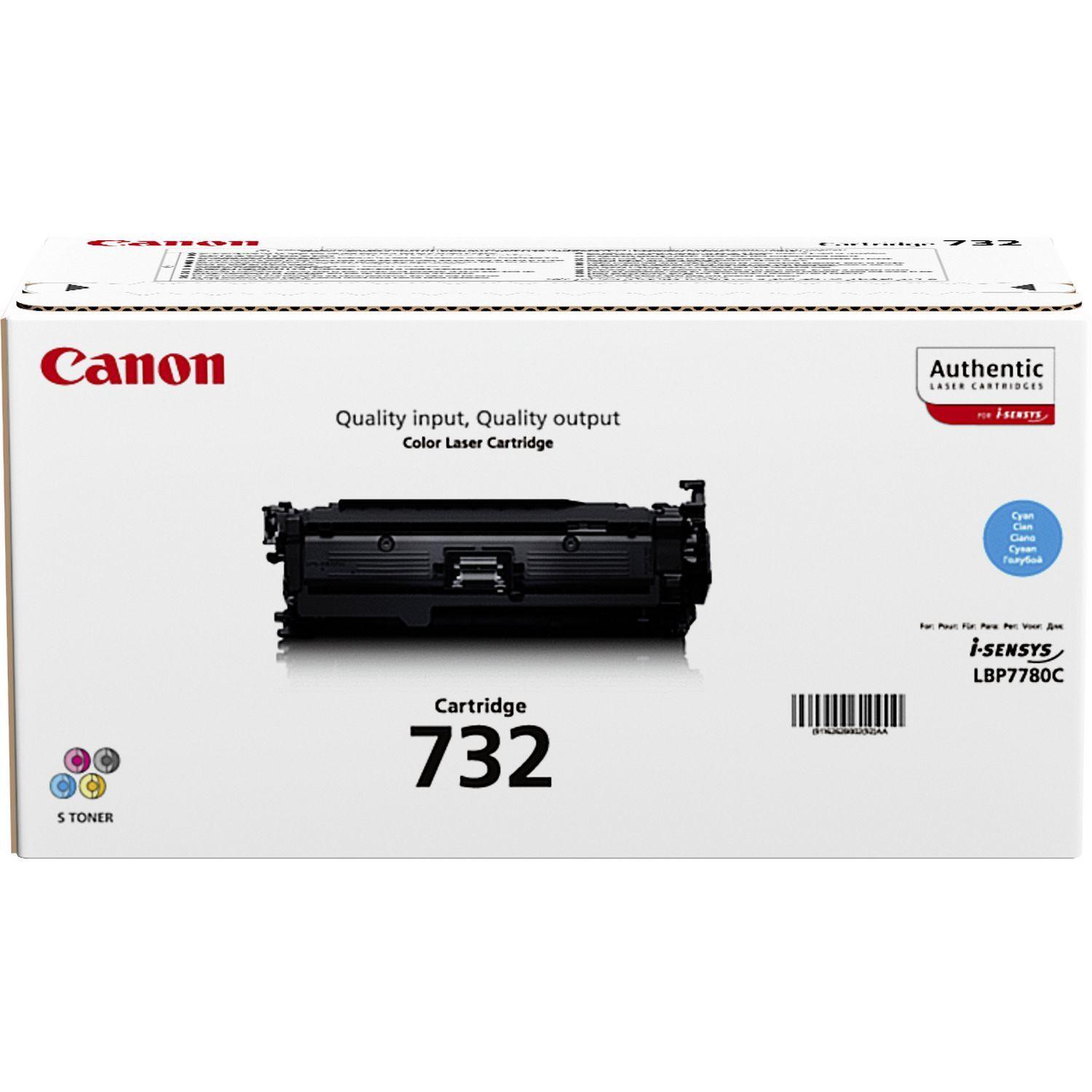 Toner CANON 732C (6400 páginas - Canon i-SENSYS LBP7780Cx - Ciano)