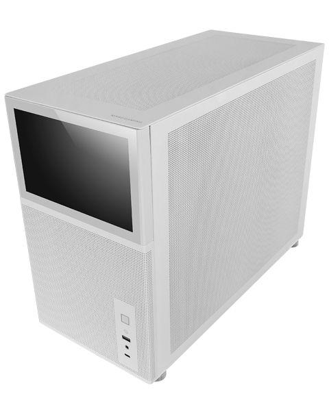 Caixa de Computador MARS GAMING MC-LCDW (Micro-ATX - Ecrã IPS 8" - Branco)