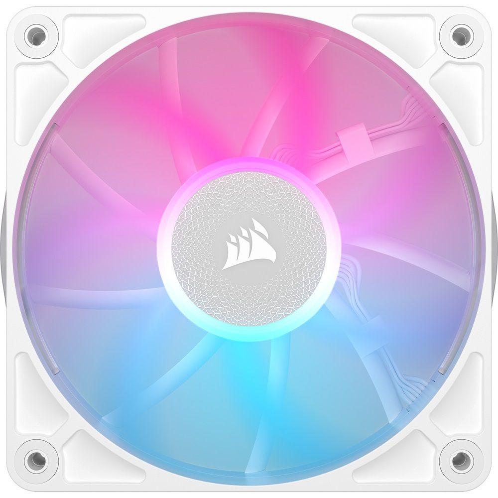 Ventoinhas para Caixa de PC CORSAIR iCUE LINK RX120 RGB (Branco), miniatura 4