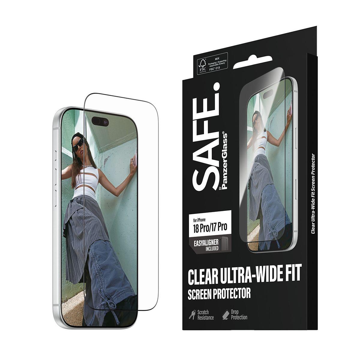 Película de Proteção de Ecrã PANZERGLASS SAFE. by (Transparente) — miniatura 6