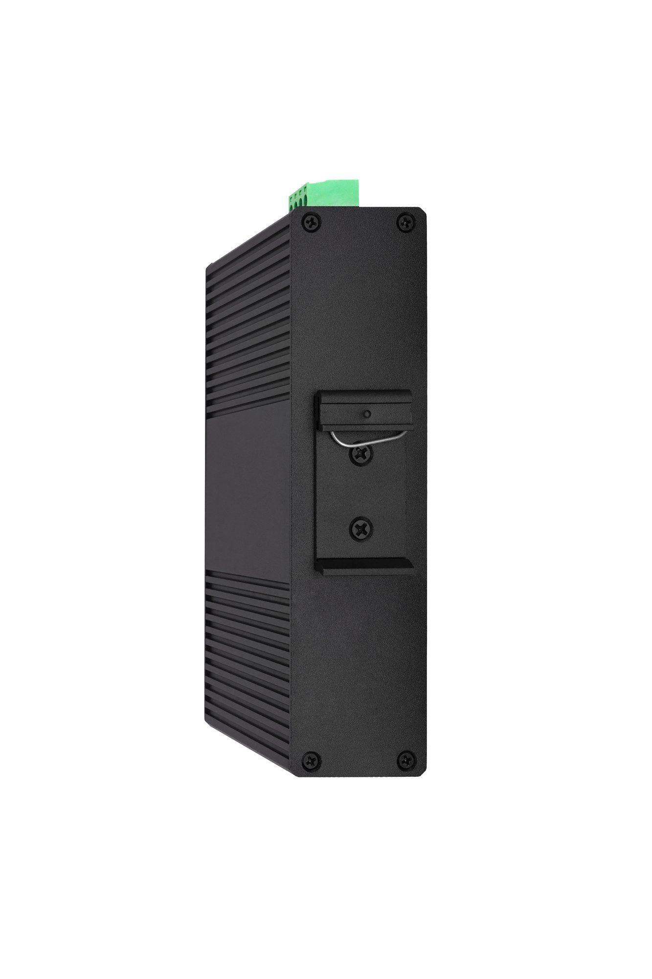 Switch Industrial Gerido LEVELONE IGS-2108 Hilbert (8 RJ45 Gigabit Ethernet - Gigabit Ethernet - 10/100/1000 Mbps - Preto) — miniatura 2