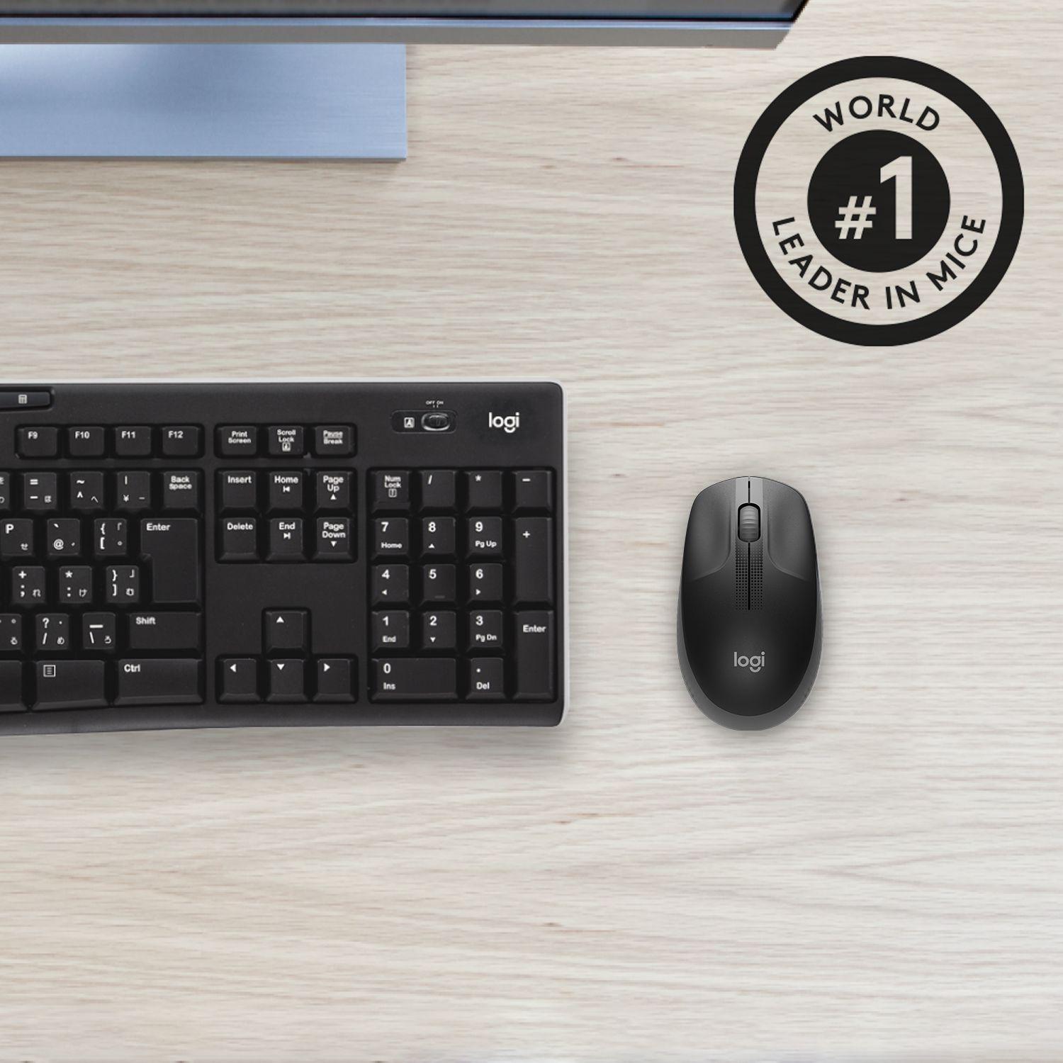 Rato LOGITECH M190 (Ambidestro - 1000 DPI - Ótico - Carvão) — miniatura 5