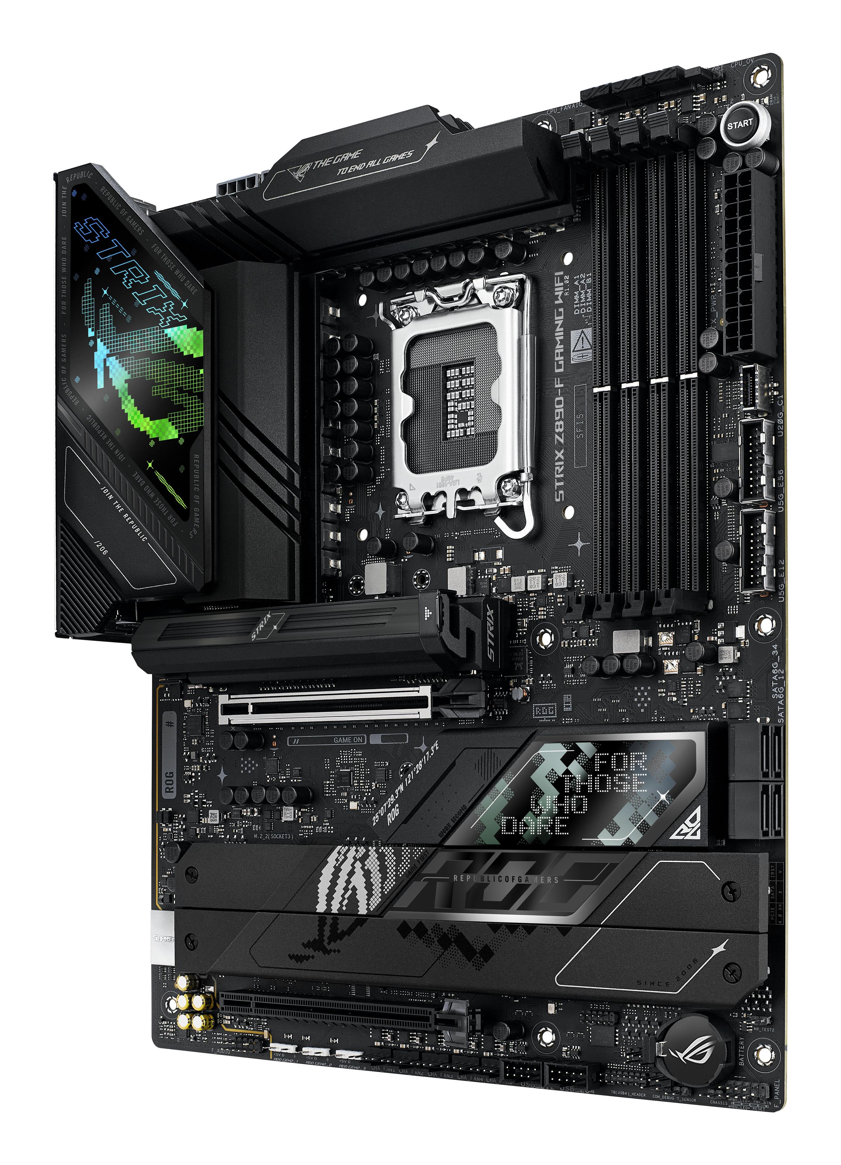 Motherboard ASUS ROG STRIX Z890-F GAMING WIFI (LGA 1851 (Socket V1) - Intel Core Ultra - ATX - Preto), miniatura 8